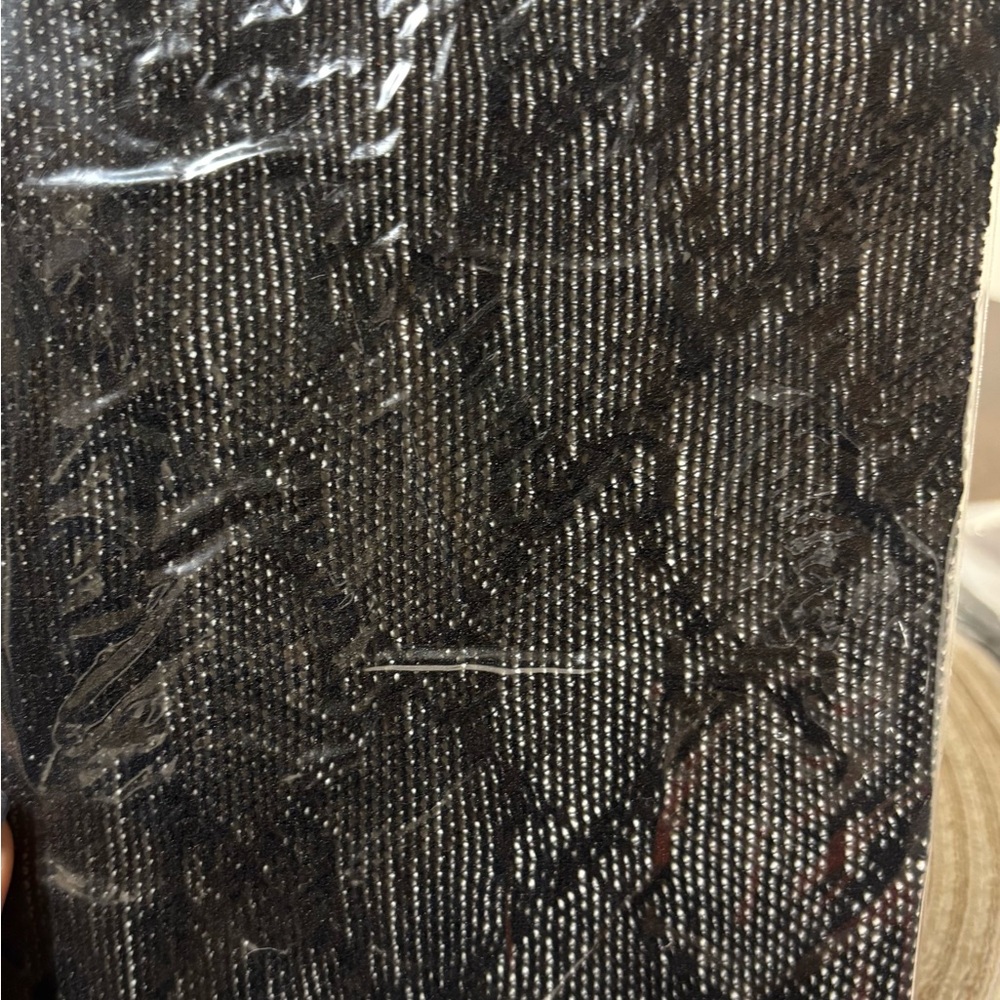 Sheer Black Logo-Patterned Tights - Picture 2 of 2